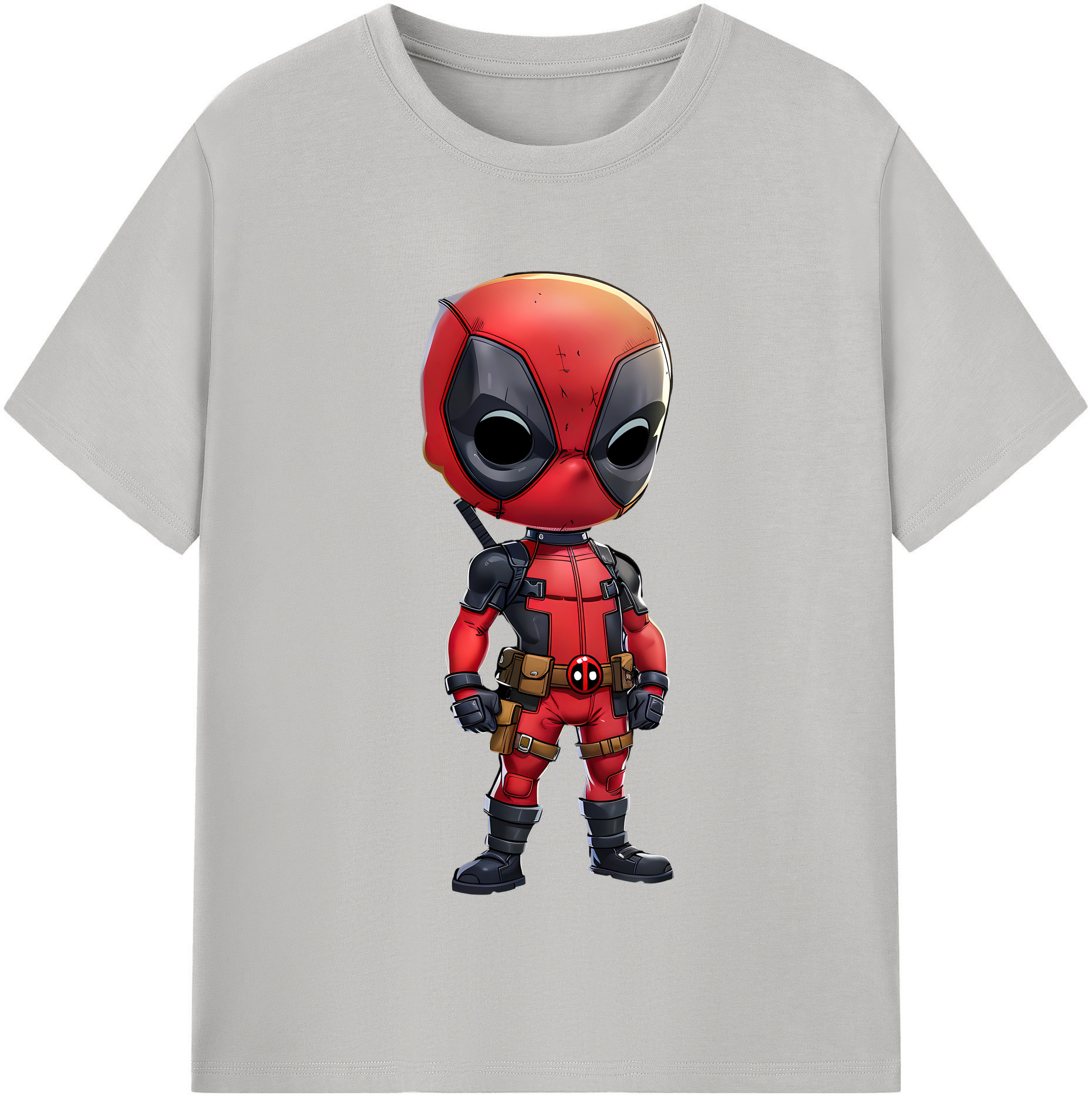 （画像用） Deadpool デッドプール レディースカジュアルプリントTシャツ（綿100％）