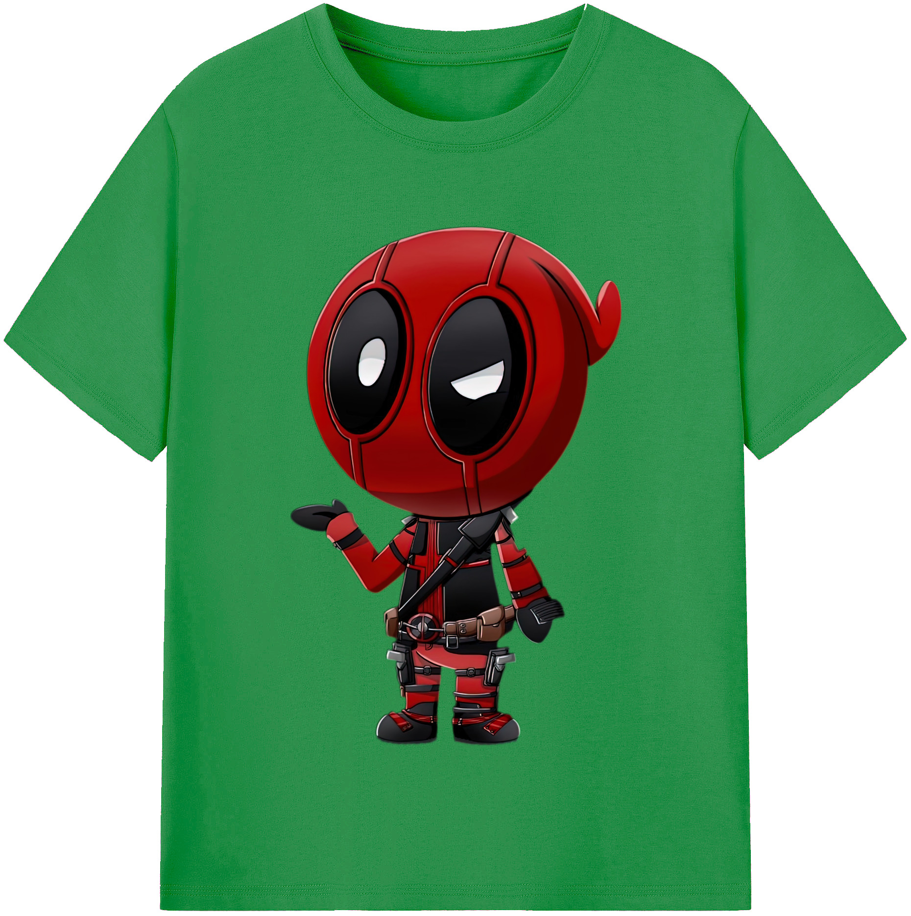 （画像用） Deadpool デッドプール レディースカジュアルプリントTシャツ（綿100％）