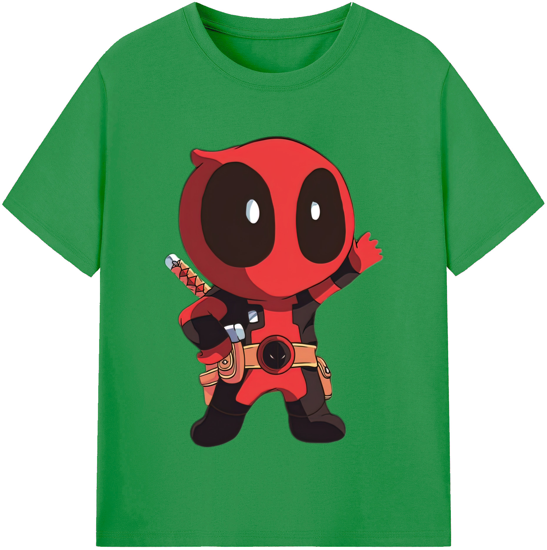 （画像用） Deadpool デッドプール レディースカジュアルプリントTシャツ（綿100％）