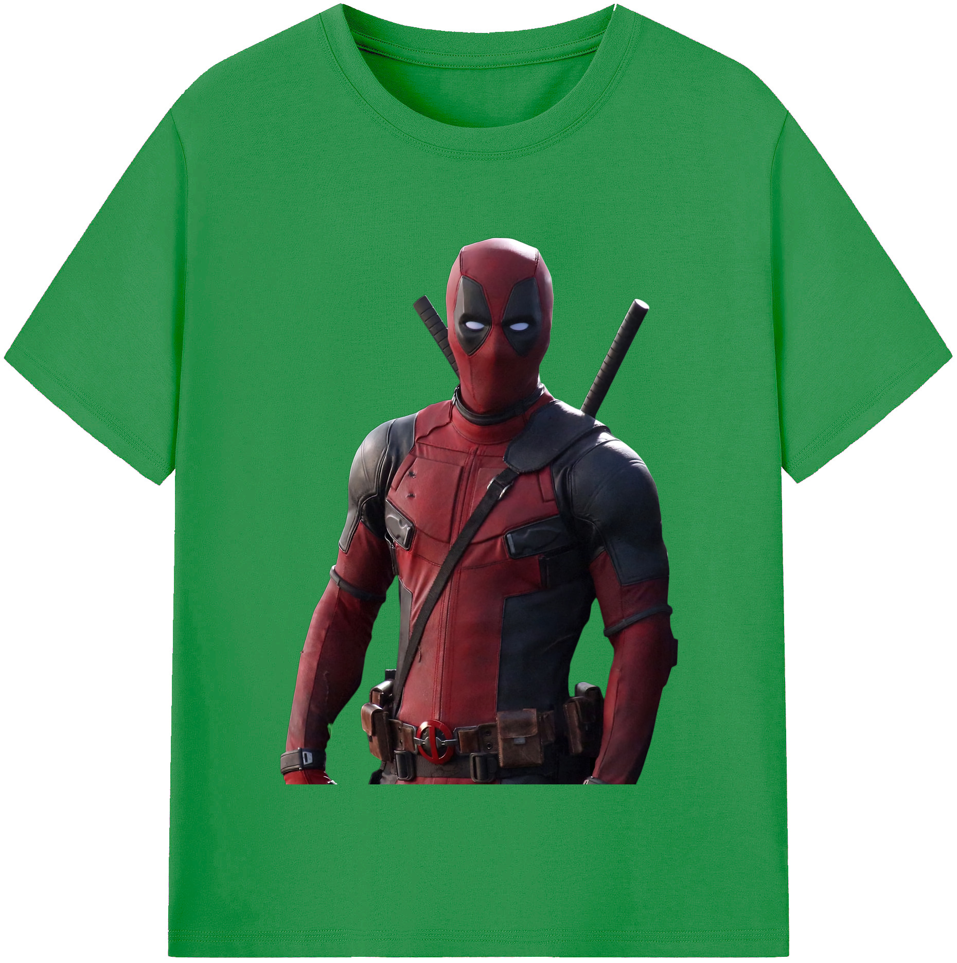 （画像用） Deadpool デッドプール レディースカジュアルプリントTシャツ（綿100％）