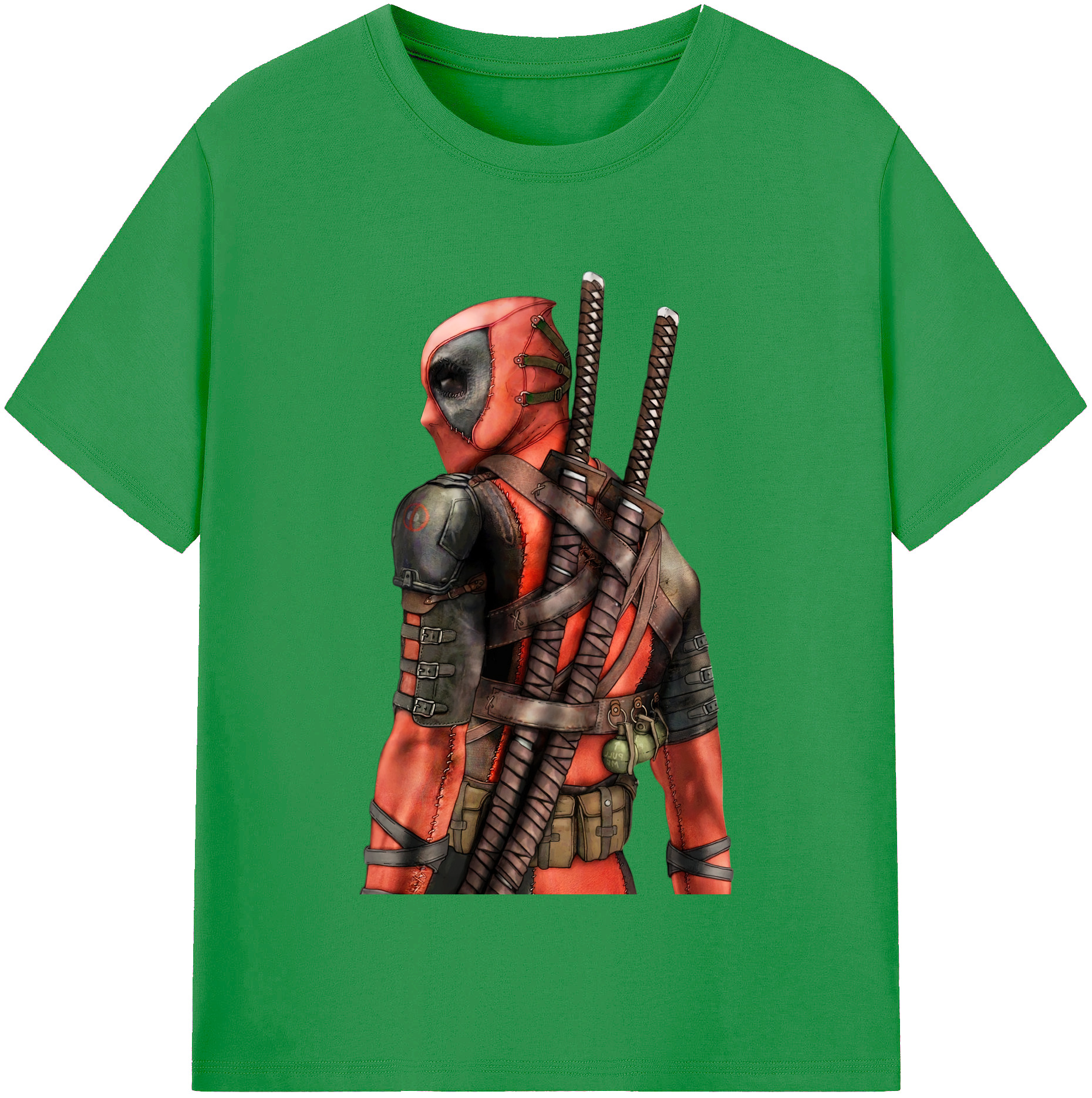 （画像用） Deadpool デッドプール レディースカジュアルプリントTシャツ（綿100％）