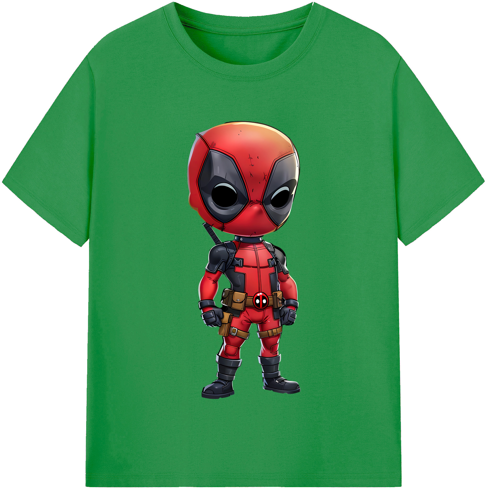 （画像用） Deadpool デッドプール レディースカジュアルプリントTシャツ（綿100％）