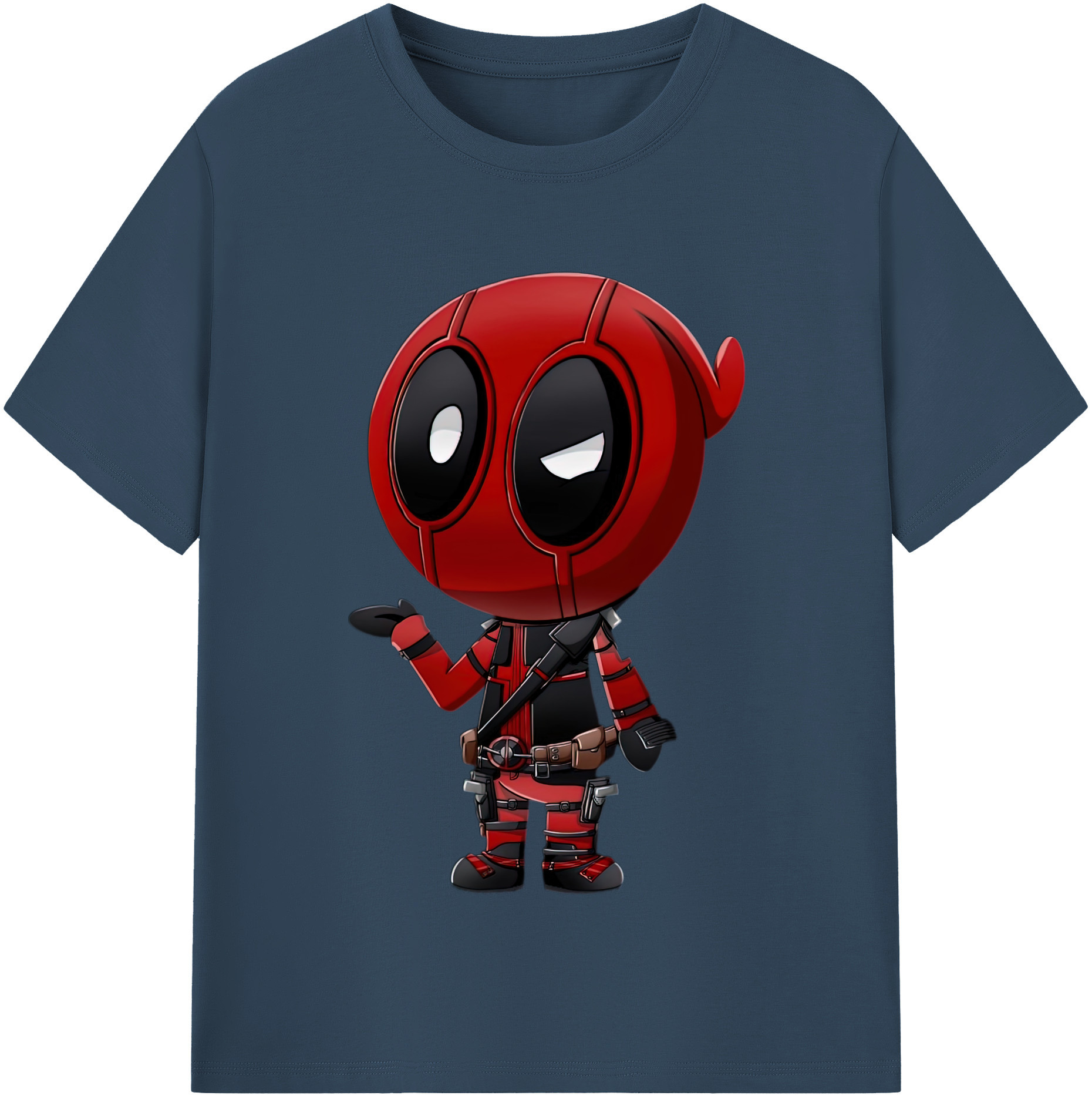 （画像用） Deadpool デッドプール レディースカジュアルプリントTシャツ（綿100％）