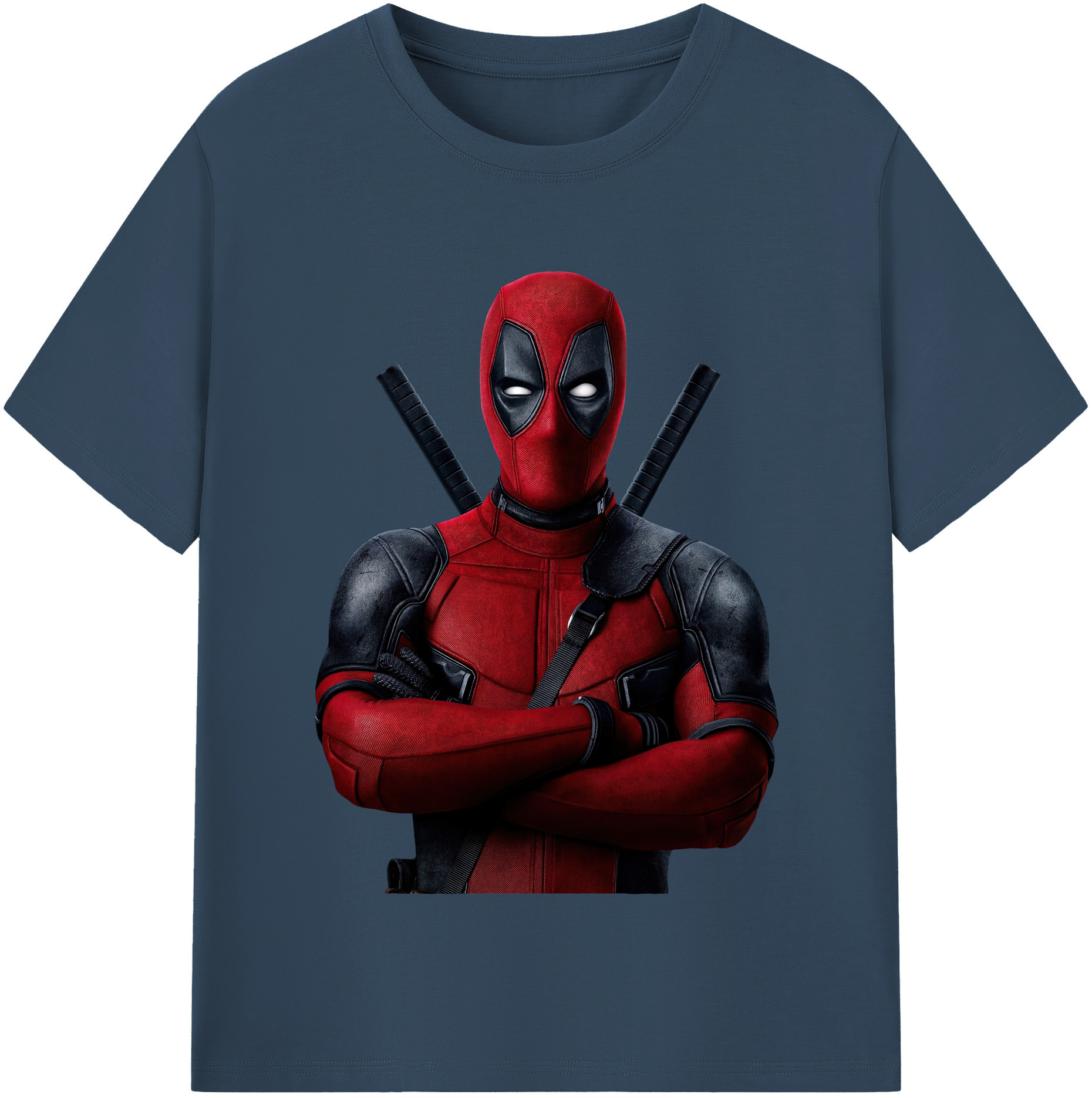 （画像用） Deadpool デッドプール レディースカジュアルプリントTシャツ（綿100％）