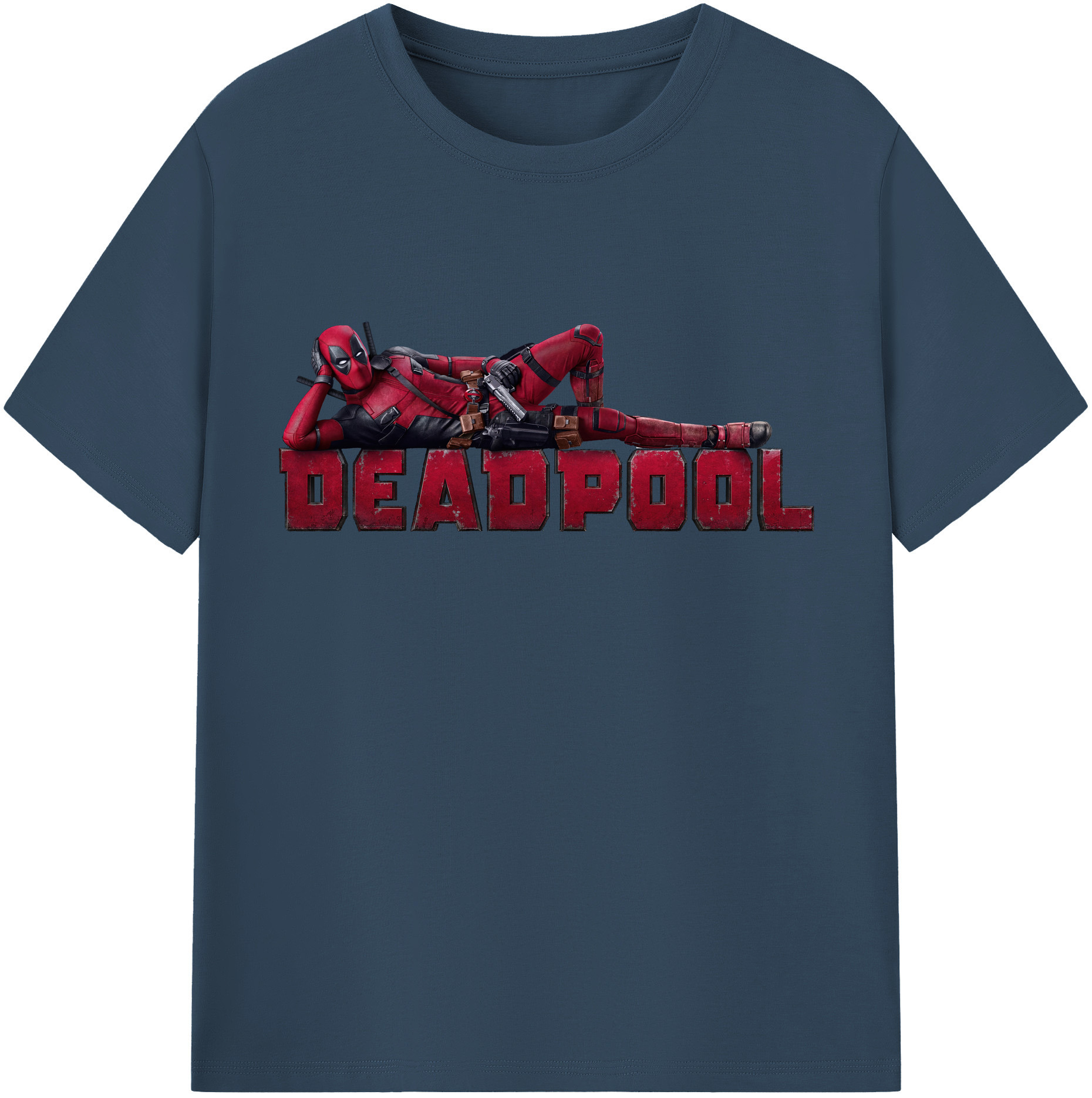 （画像用） Deadpool デッドプール レディースカジュアルプリントTシャツ（綿100％）