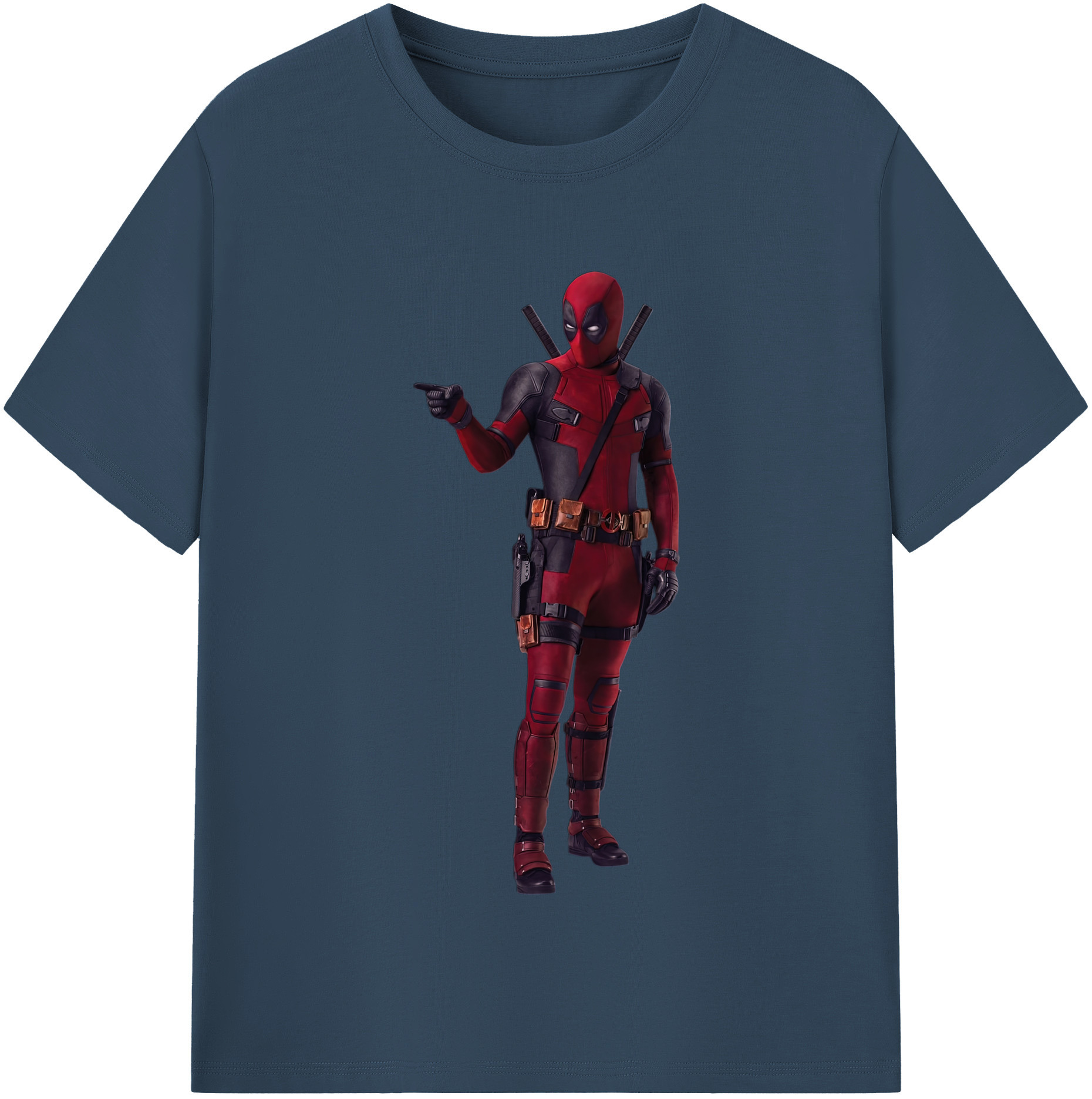 （画像用） Deadpool デッドプール レディースカジュアルプリントTシャツ（綿100％）
