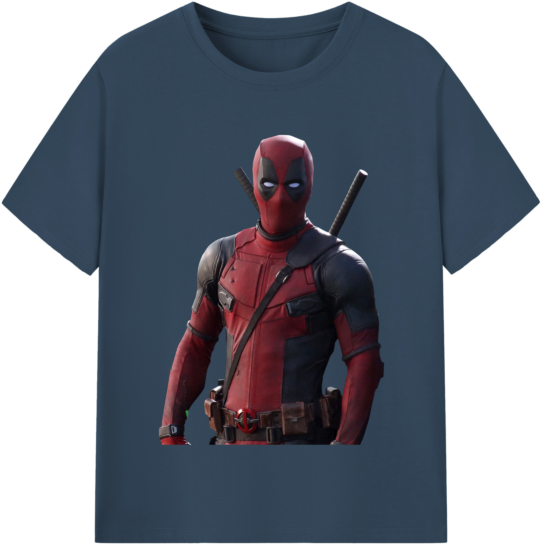 （画像用） Deadpool デッドプール レディースカジュアルプリントTシャツ（綿100％）
