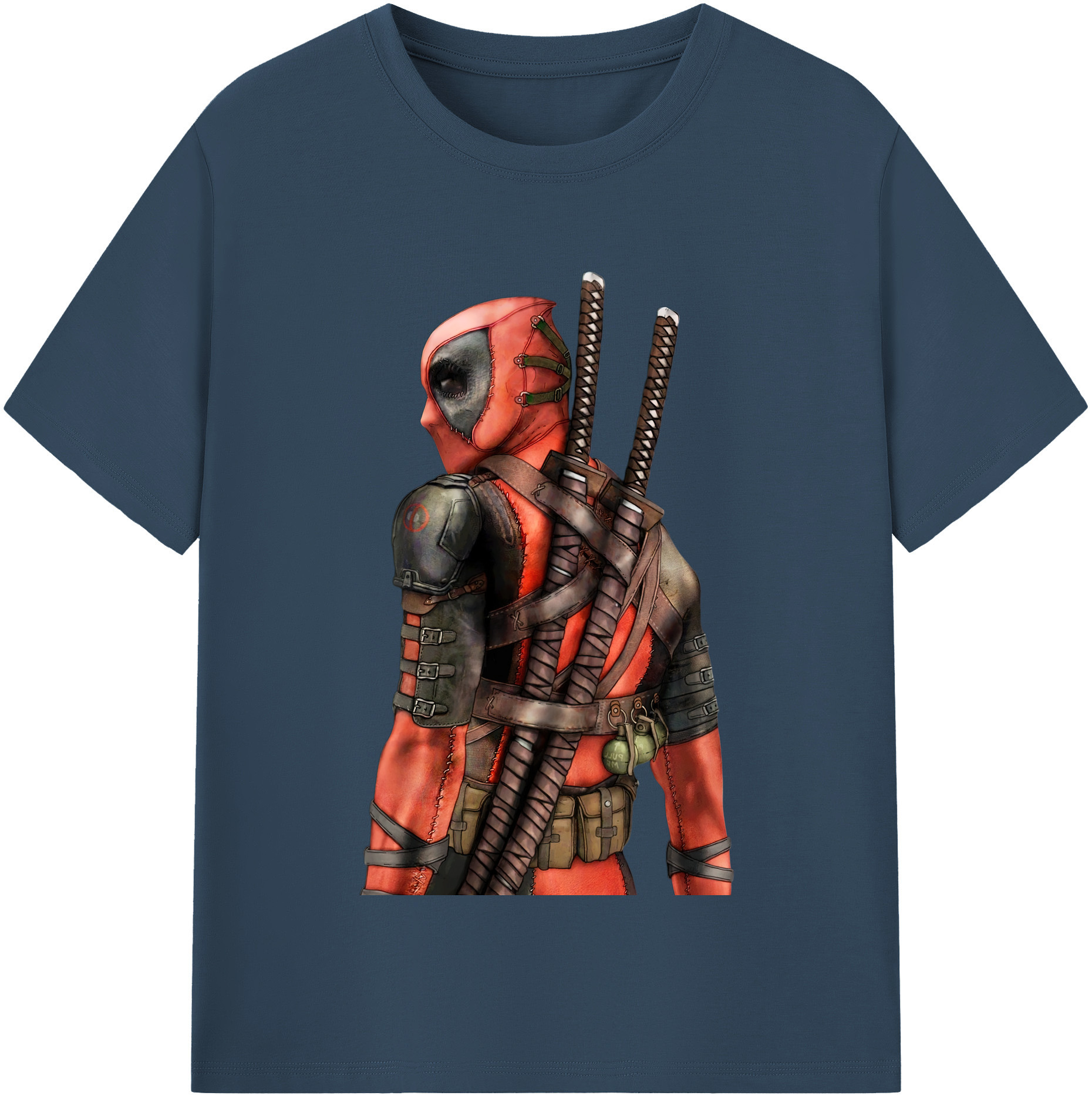 （画像用） Deadpool デッドプール レディースカジュアルプリントTシャツ（綿100％）