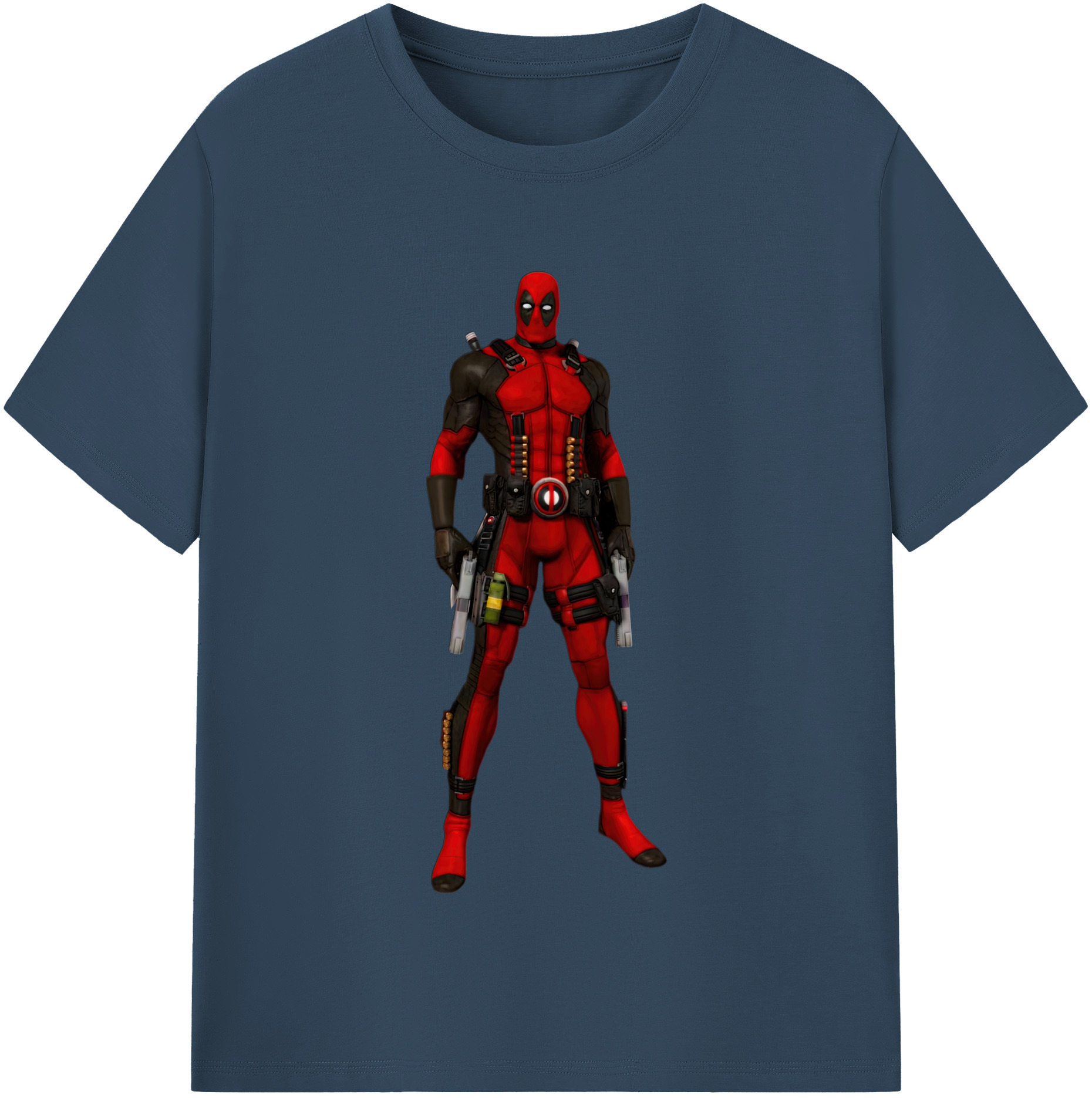 （画像用） Deadpool デッドプール レディースカジュアルプリントTシャツ（綿100％）