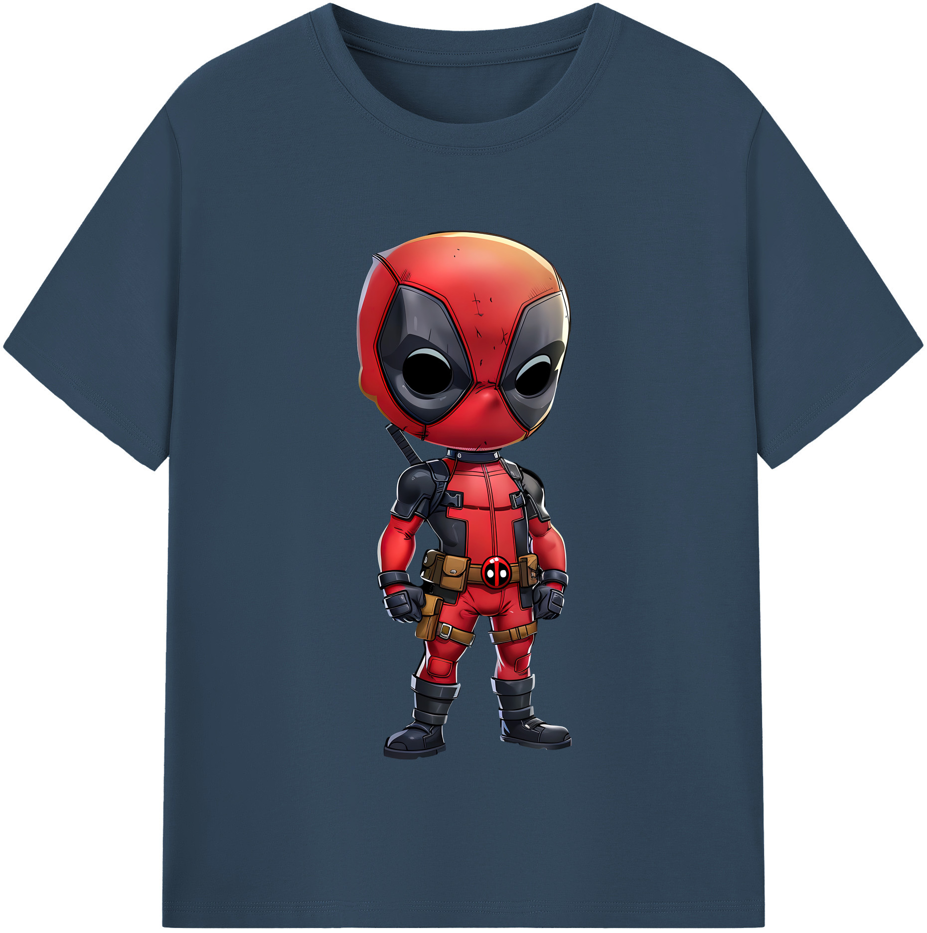 （画像用） Deadpool デッドプール レディースカジュアルプリントTシャツ（綿100％）
