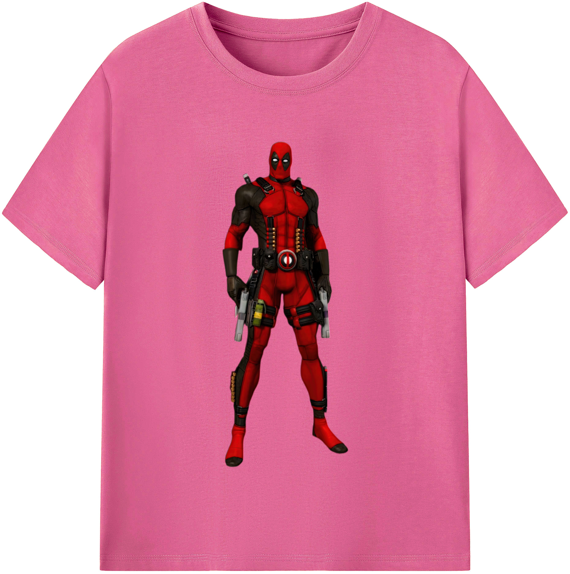 （画像用） Deadpool デッドプール レディースカジュアルプリントTシャツ（綿100％）