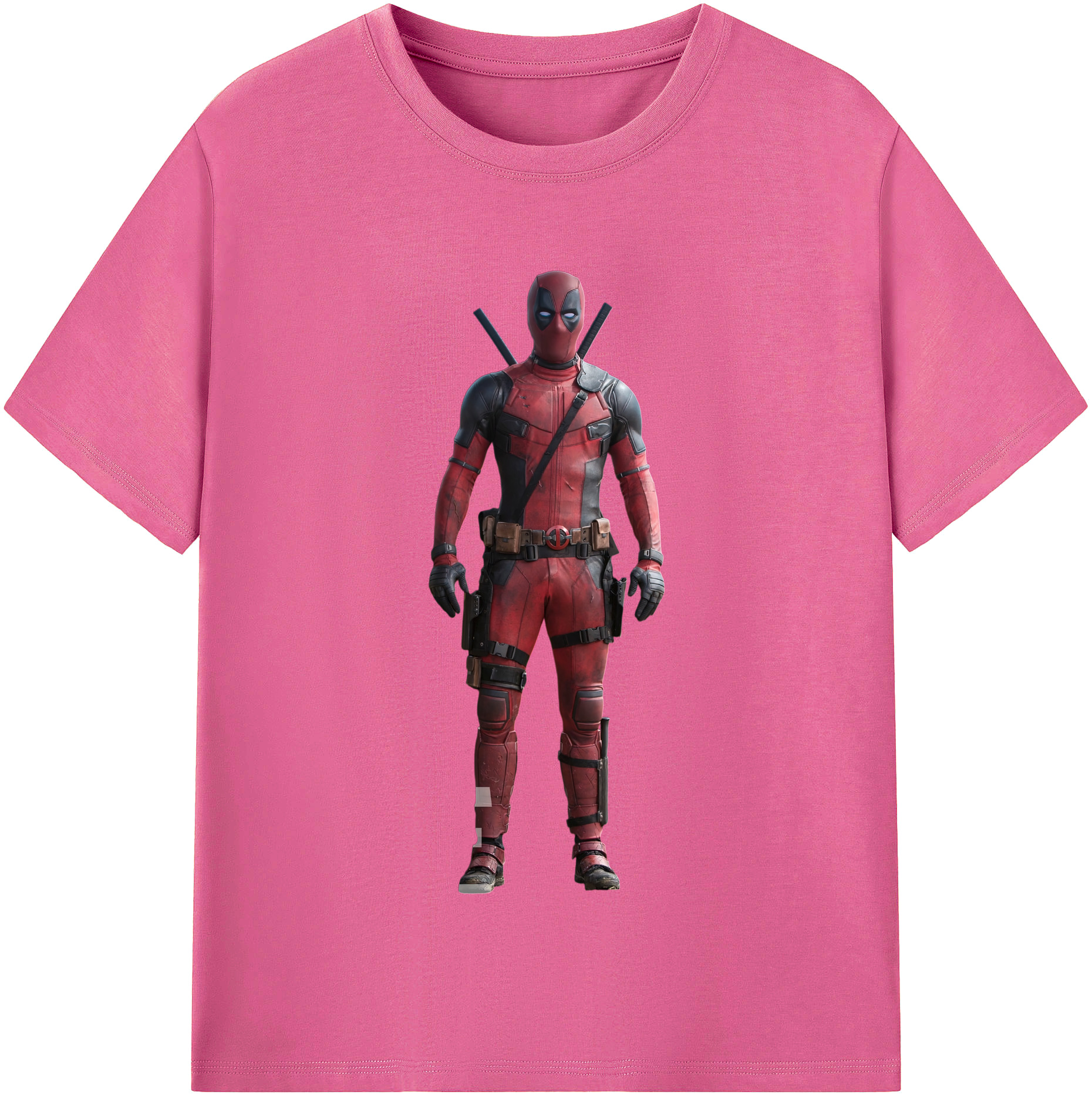 （画像用） Deadpool デッドプール レディースカジュアルプリントTシャツ（綿100％）