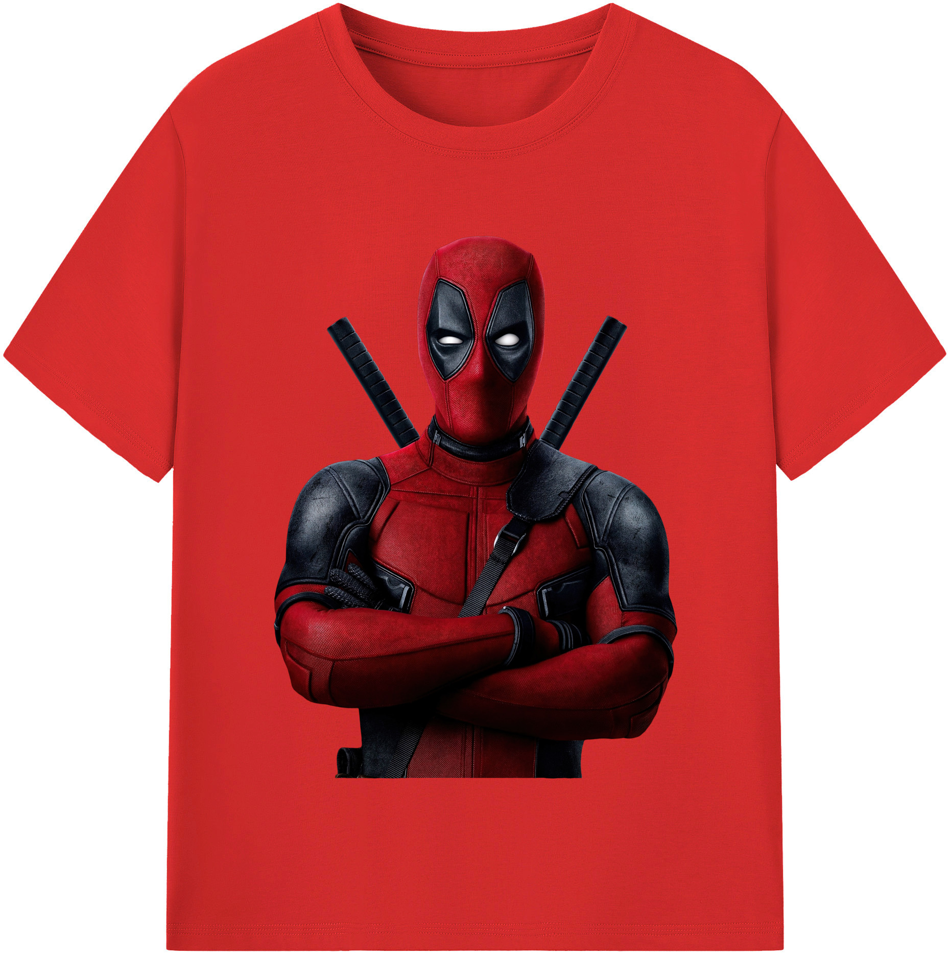 （画像用） Deadpool デッドプール レディースカジュアルプリントTシャツ（綿100％）