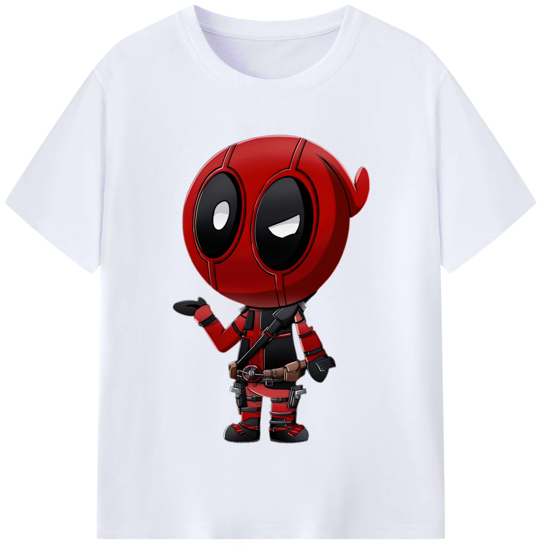 （画像用） Deadpool デッドプール レディースカジュアルプリントTシャツ（綿100％）