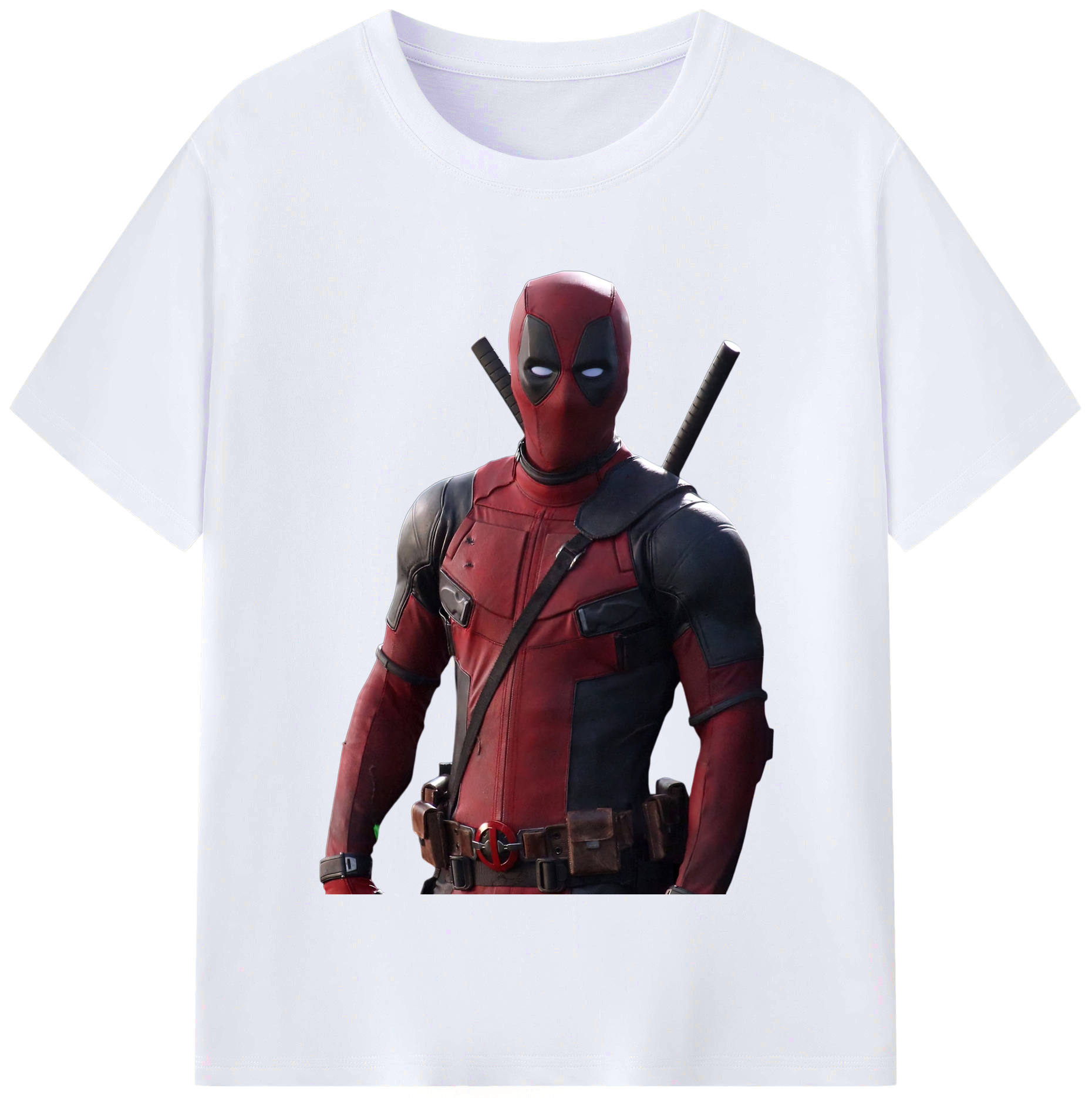 （画像用） Deadpool デッドプール レディースカジュアルプリントTシャツ（綿100％）
