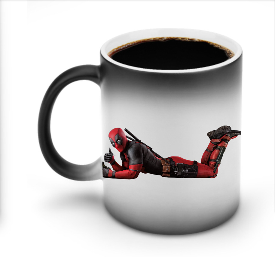 （画像用） Deadpool デッドプール 温度変色マグカップ