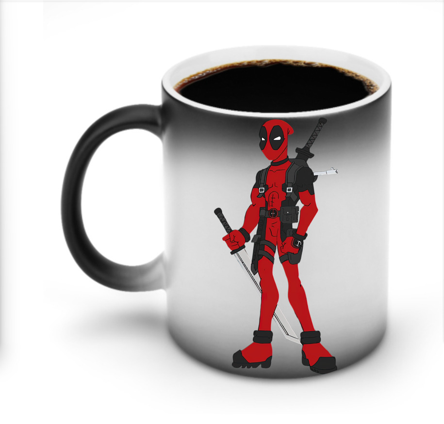 （画像用） Deadpool デッドプール 温度変色マグカップ