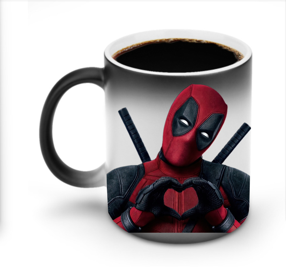 （画像用） Deadpool デッドプール 温度変色マグカップ