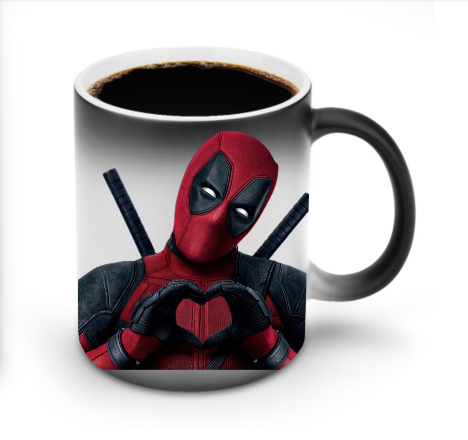 （画像用） Deadpool デッドプール 温度変色マグカップ