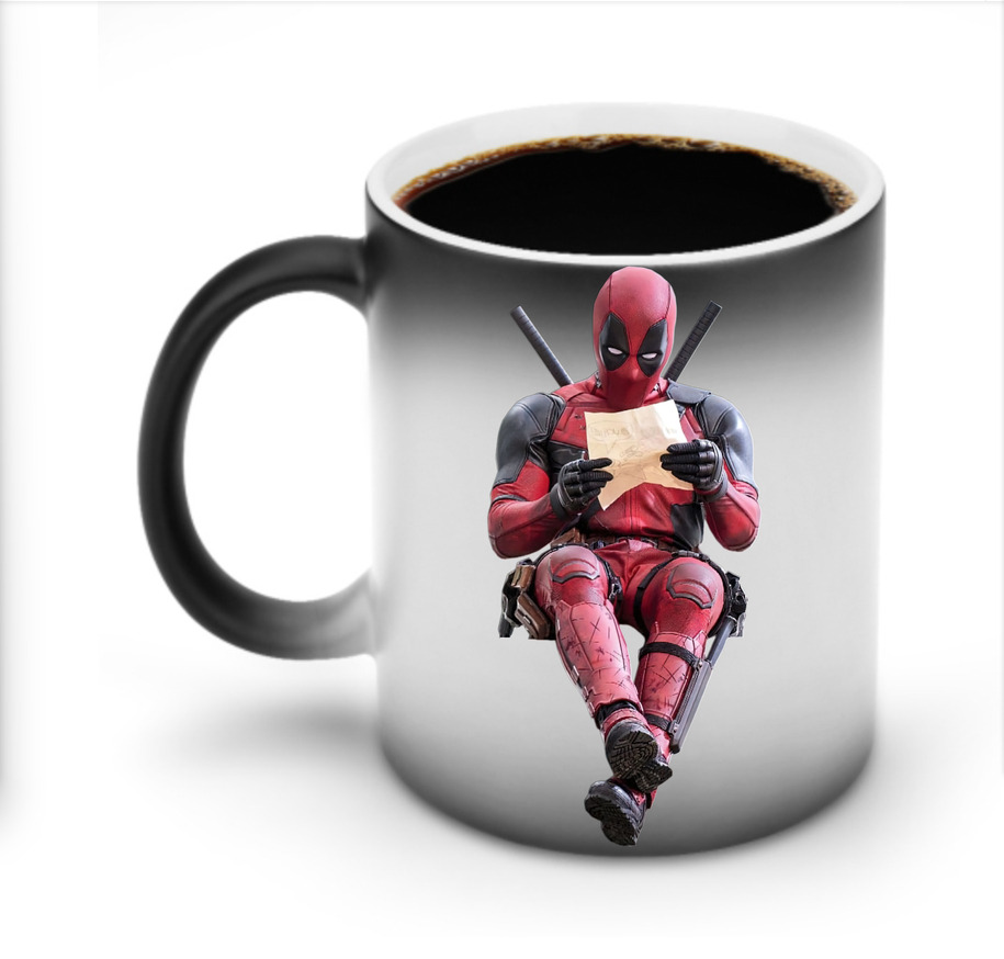 （画像用） Deadpool デッドプール 温度変色マグカップ