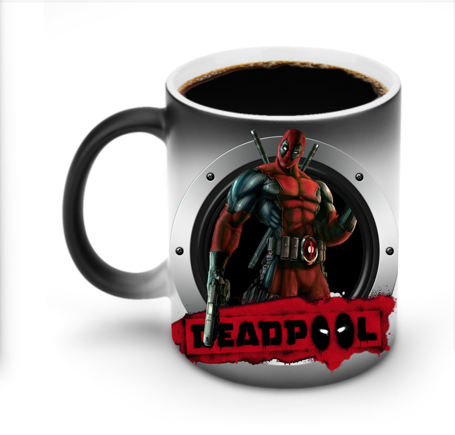（画像用） Deadpool デッドプール 温度変色マグカップ
