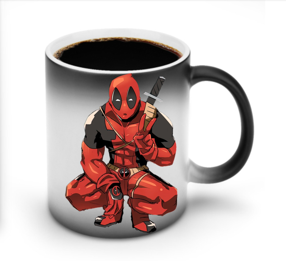 （画像用） Deadpool デッドプール 温度変色マグカップ