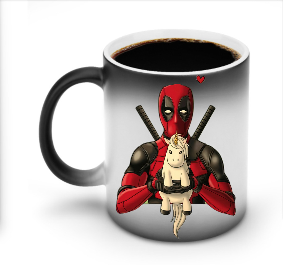 （画像用） Deadpool デッドプール 温度変色マグカップ