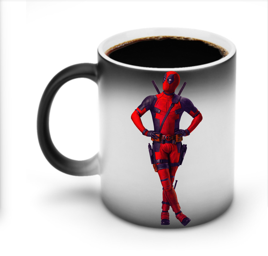 （画像用） Deadpool デッドプール 温度変色マグカップ
