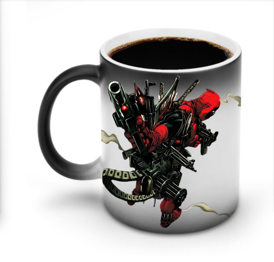 （画像用） Deadpool デッドプール 温度変色マグカップ