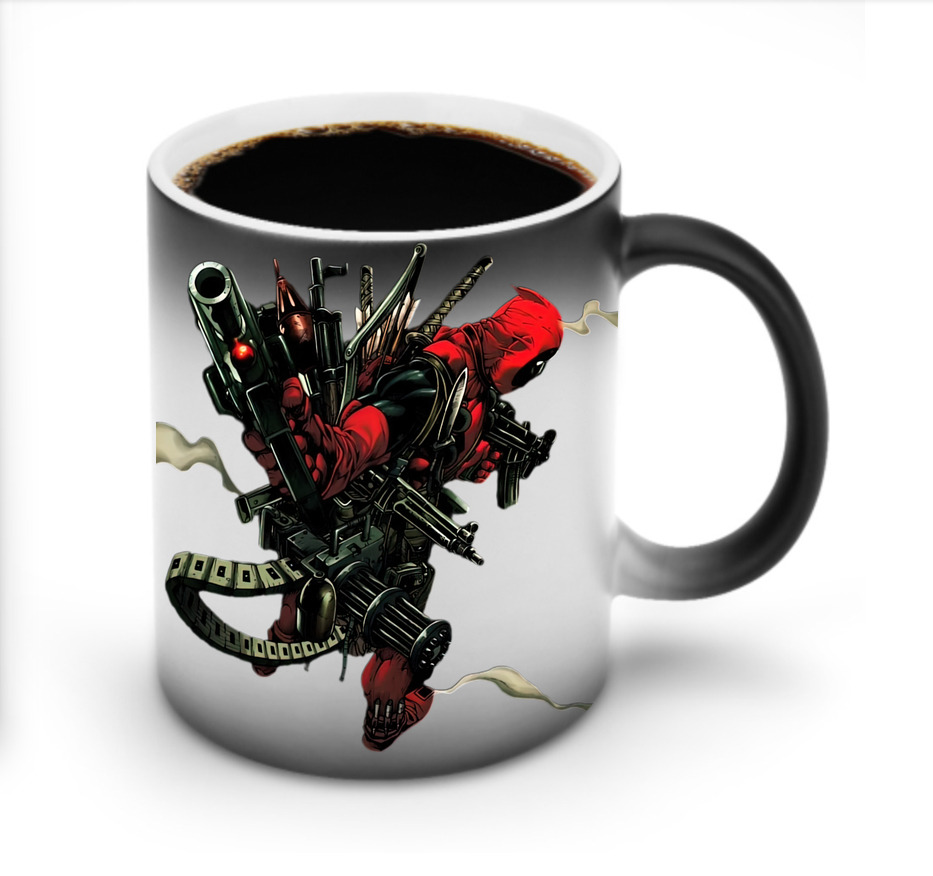 （画像用） Deadpool デッドプール 温度変色マグカップ