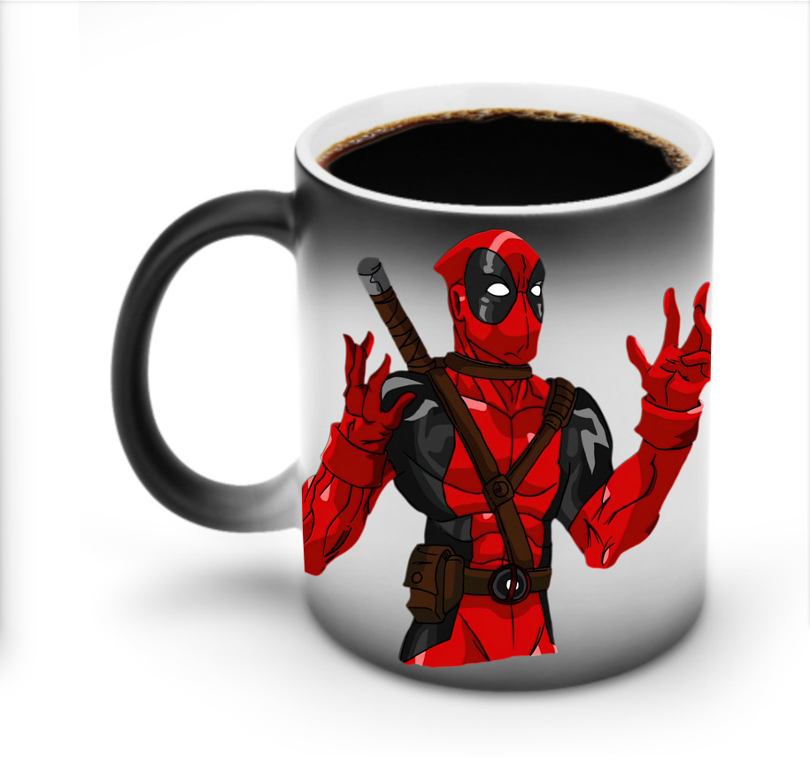 （画像用） Deadpool デッドプール 温度変色マグカップ