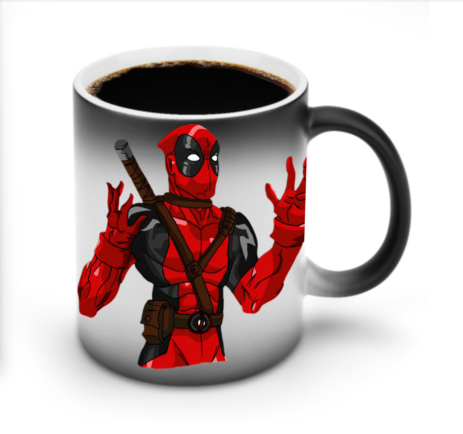（画像用） Deadpool デッドプール 温度変色マグカップ