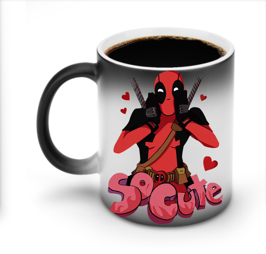 （画像用） Deadpool デッドプール 温度変色マグカップ