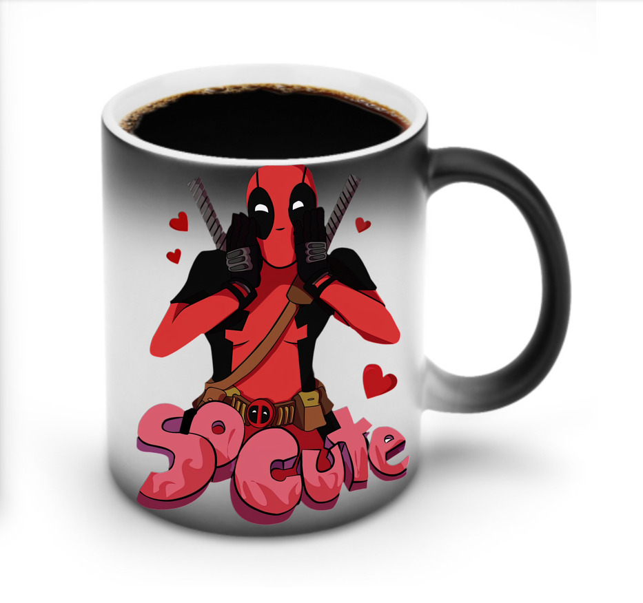 （画像用） Deadpool デッドプール 温度変色マグカップ
