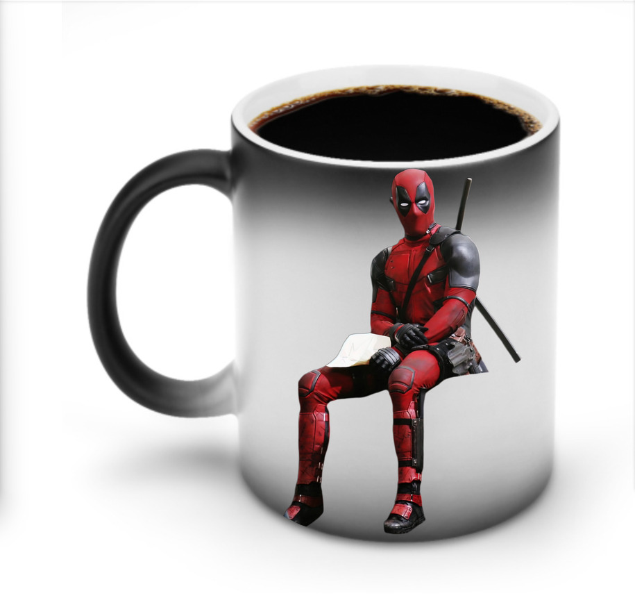 （画像用） Deadpool デッドプール 温度変色マグカップ