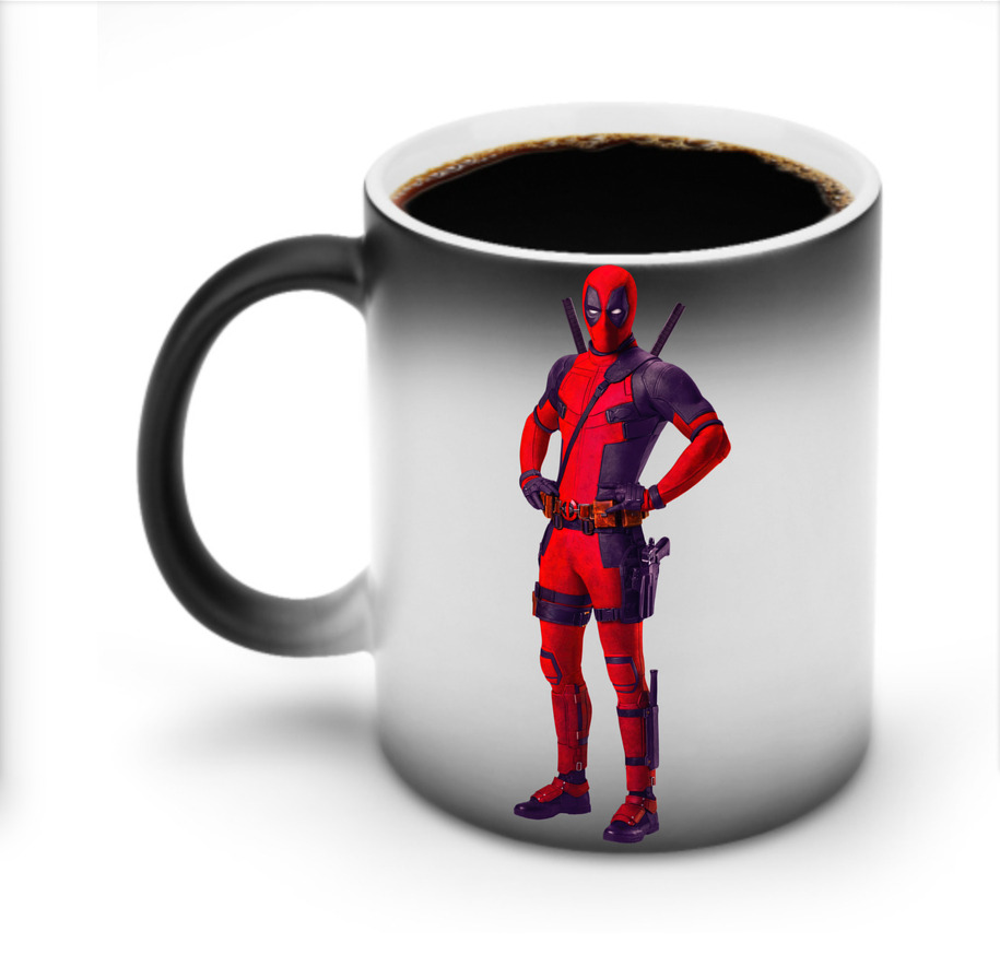 （画像用） Deadpool デッドプール 温度変色マグカップ