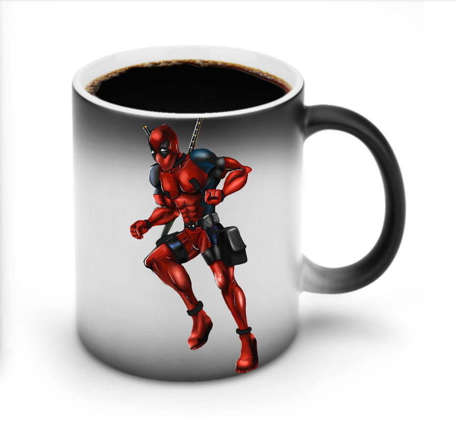 （画像用） Deadpool デッドプール 温度変色マグカップ