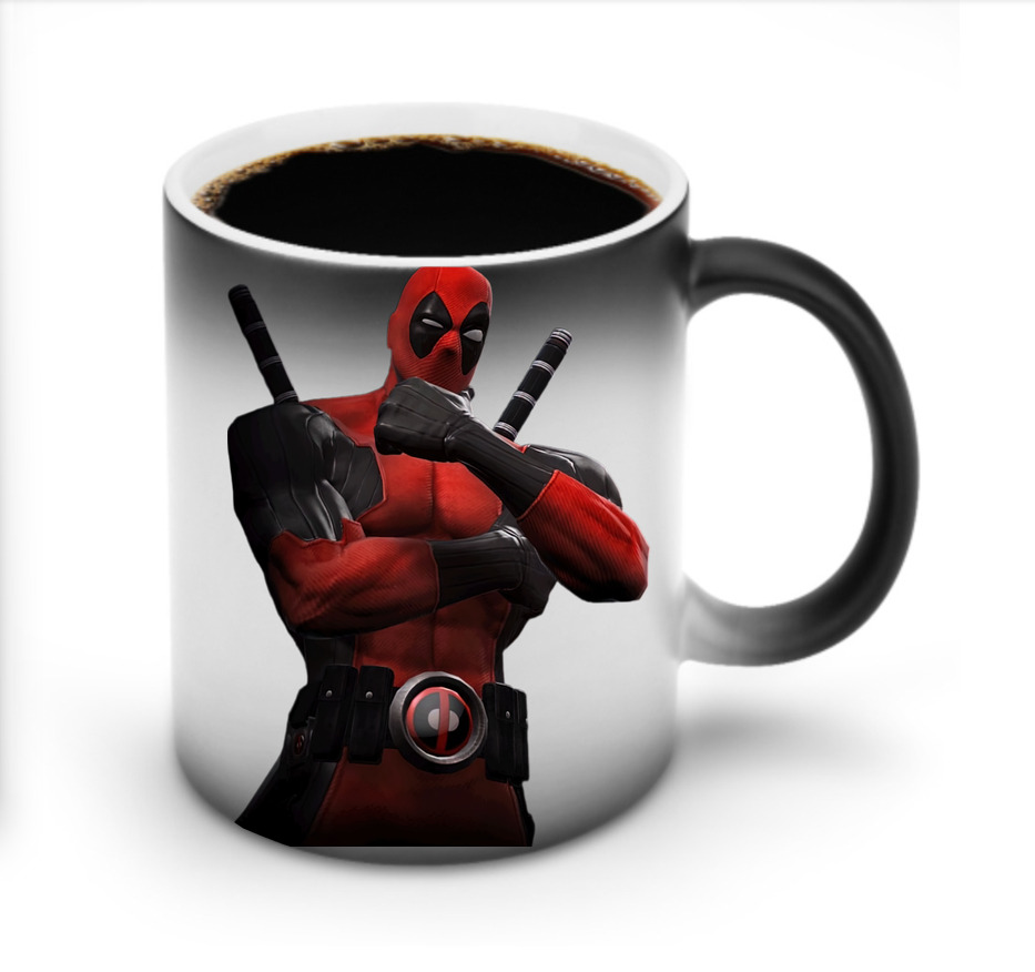 （画像用） Deadpool デッドプール 温度変色マグカップ