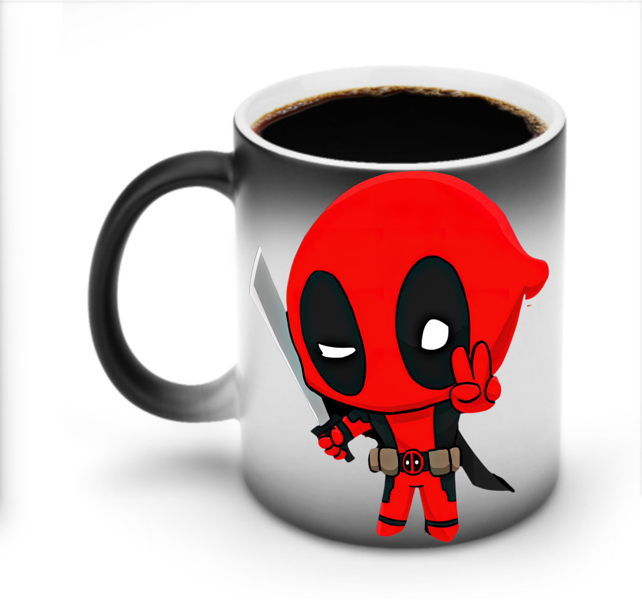 （画像用） Deadpool デッドプール 温度変色マグカップ