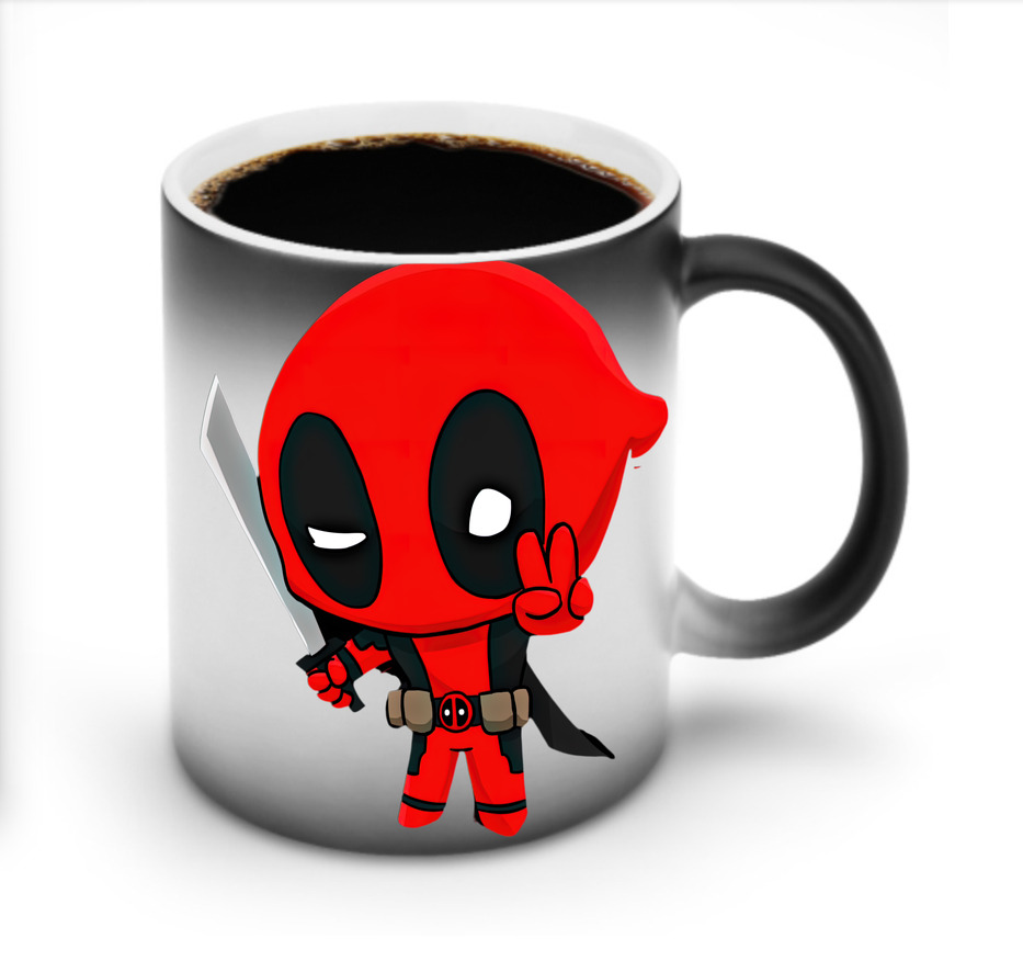 （画像用） Deadpool デッドプール 温度変色マグカップ