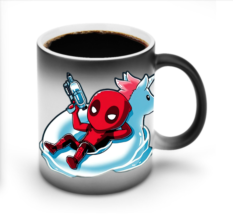 （画像用） Deadpool デッドプール 温度変色マグカップ