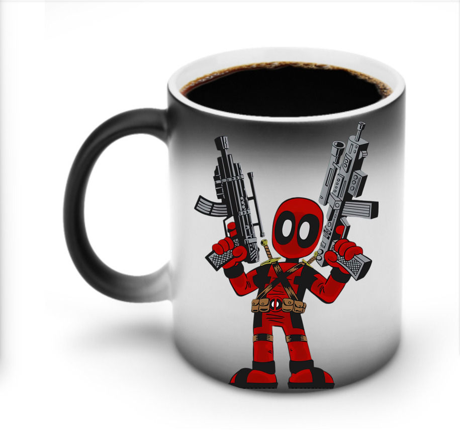 （画像用） Deadpool デッドプール 温度変色マグカップ