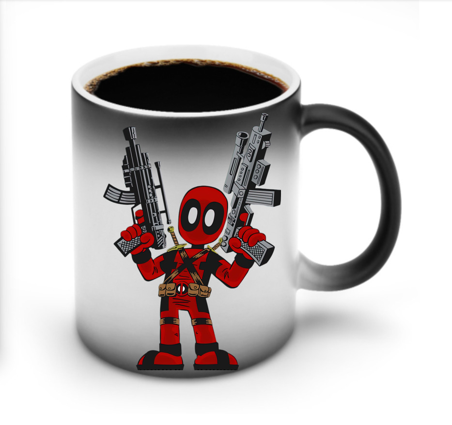 （画像用） Deadpool デッドプール 温度変色マグカップ