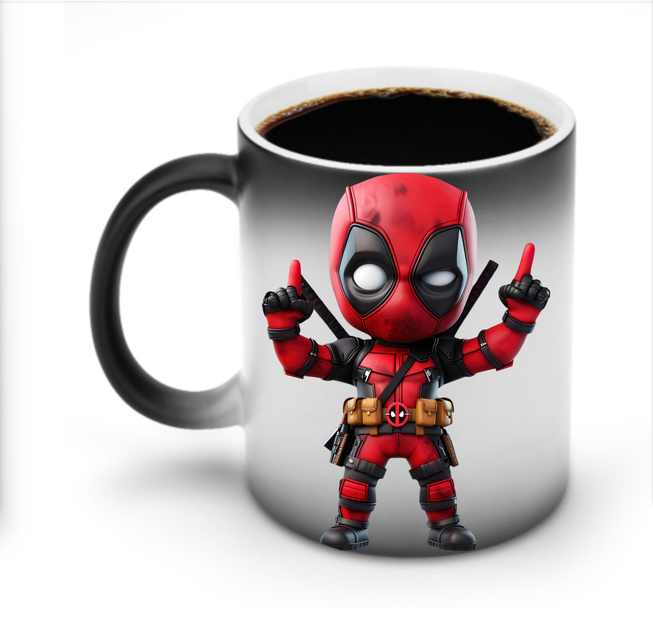 （画像用） Deadpool デッドプール 温度変色マグカップ