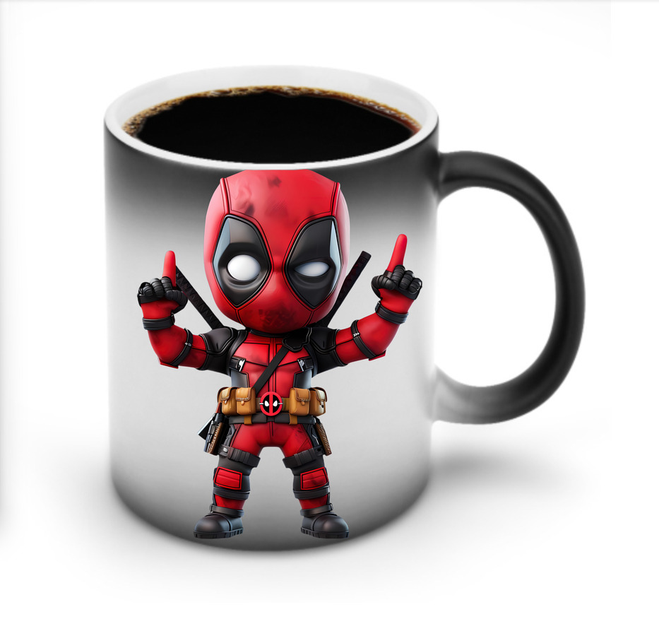 （画像用） Deadpool デッドプール 温度変色マグカップ