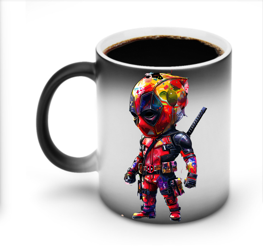 （画像用） Deadpool デッドプール 温度変色マグカップ