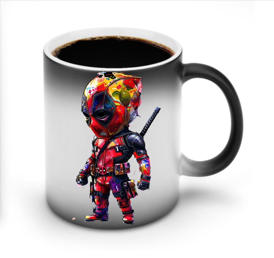 （画像用） Deadpool デッドプール 温度変色マグカップ