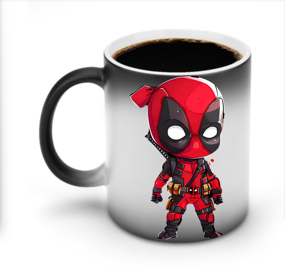 （画像用） Deadpool デッドプール 温度変色マグカップ