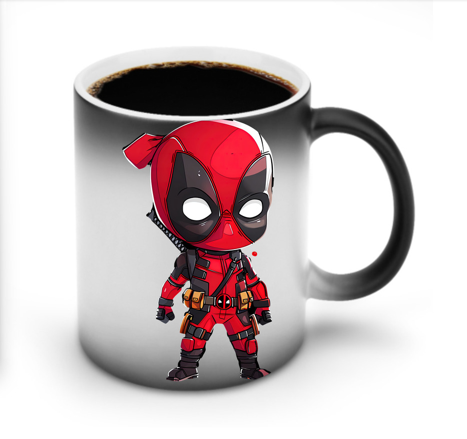 （画像用） Deadpool デッドプール 温度変色マグカップ