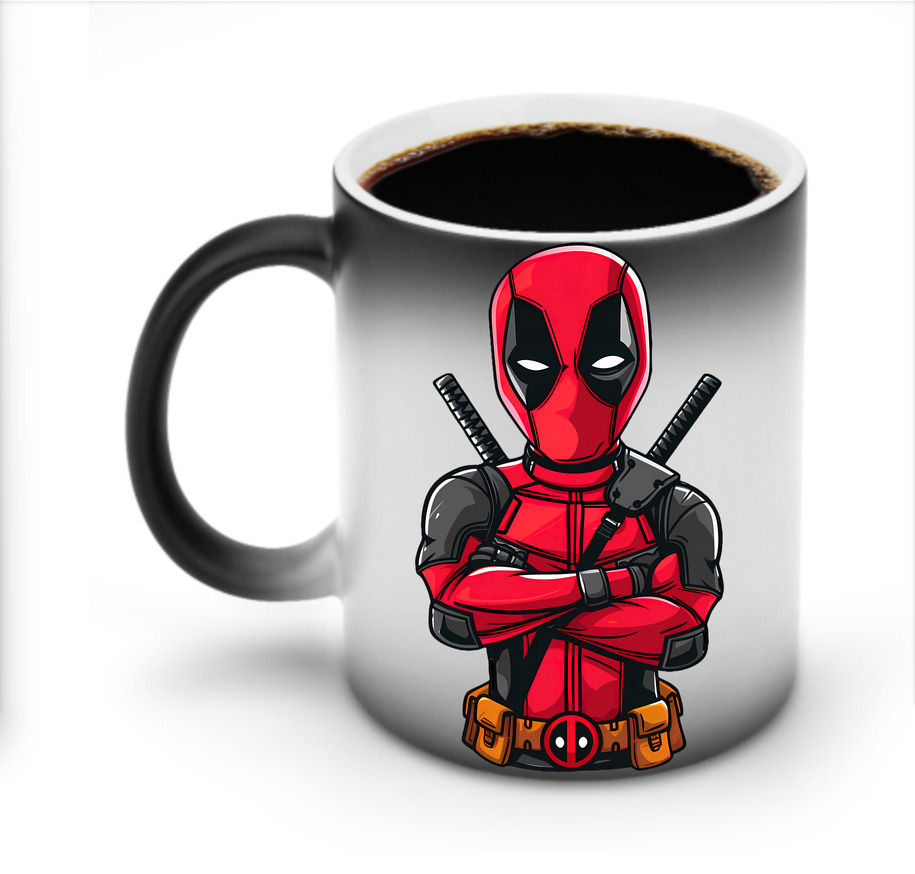 （画像用） Deadpool デッドプール 温度変色マグカップ